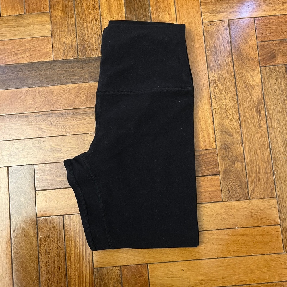 Lululemon Align High-Rise Crop 21”, BLACK, SIZE 4